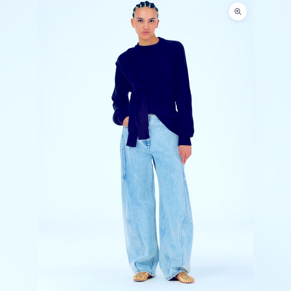 Tibi Acid Iceberg Blue Sid Denim